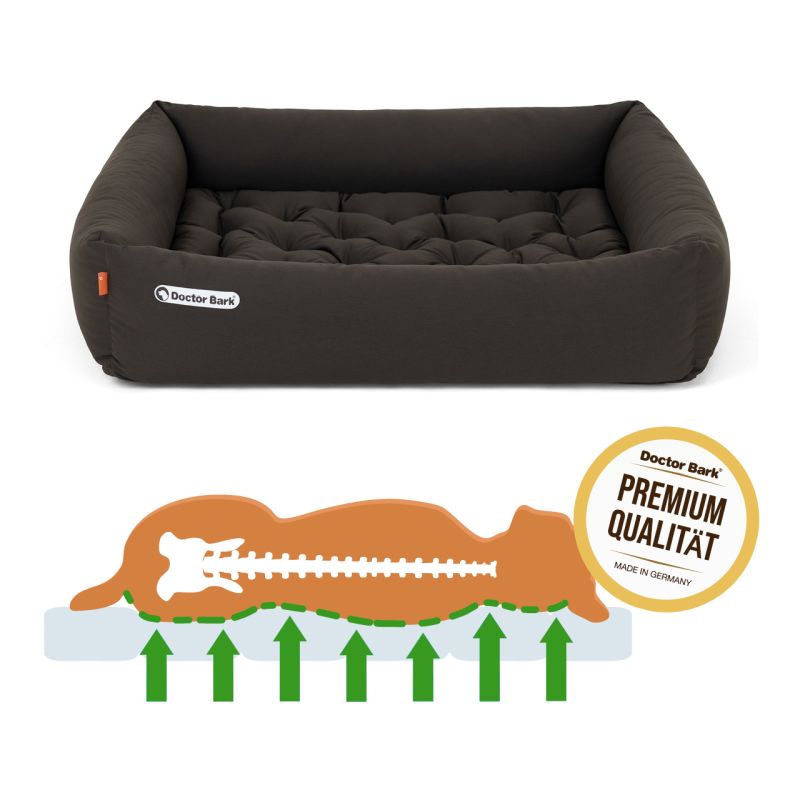 Doctor Bark - Orthopädisches Hundebett - Braun