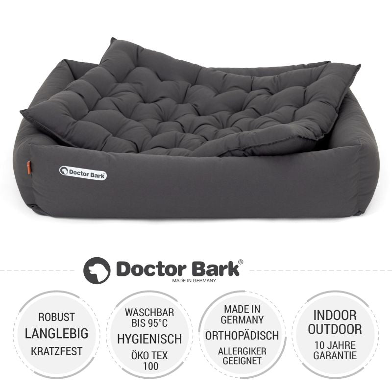 Doctor Bark - Orthopädisches Hundebett - Grau
