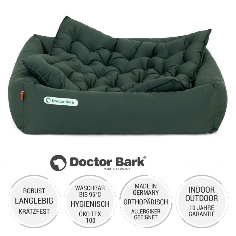 Doctor Bark - Orthopädisches Hundebett - Grün