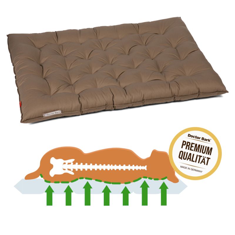 Doctor Bark - Orthopädisches Country Kissen - Goldbraun