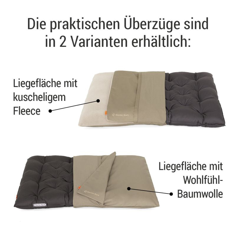 Wechselbezug für orthopädisches Country Kissen - Goldbraun - Wasserabweisend