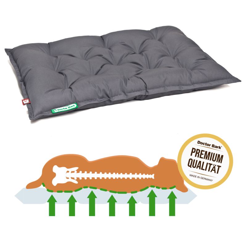 Doctor Bark - Orthopädisches Country Kissen - grau