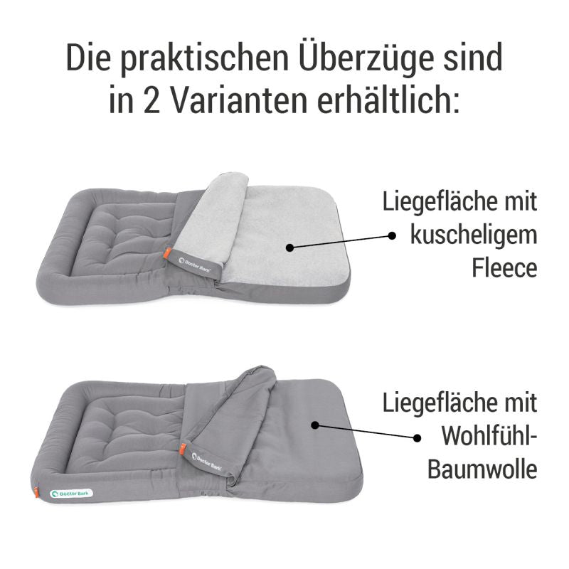 Wechselbezug für orthopädische Lounge-Kissen - Hellgrau - Wasserabweisend