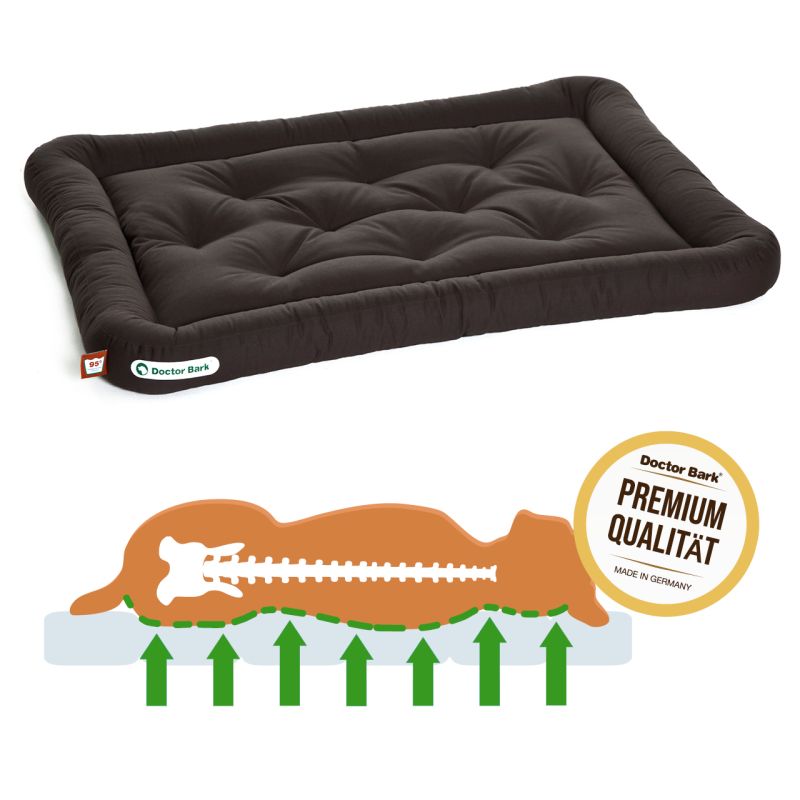 Doctor Bark - Orthopädisches Lounge Kissen - Braun