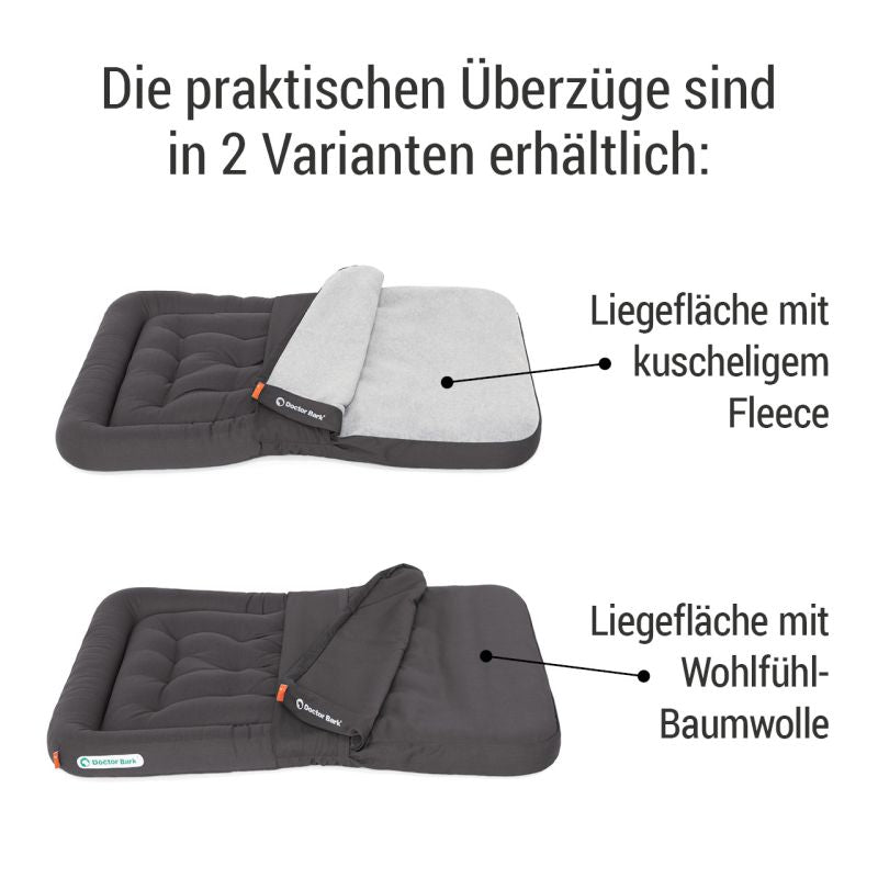 Wechselbezug für orthopädische Lounge-Kissen - Grau - Wasserabweisend