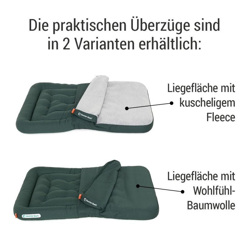 Wechselbezug für orthopädische Lounge-Kissen - Grün - Wasserabweisend